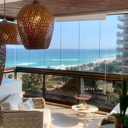 Lindo Apto No Melhor Lugar Da Barra Da Tijuca! Com Uma Vista De Tirar O Folego, Frente Para O Mar! Totalmente Equipado E Decorado Ao Lado Dos Melhores Hoteis E Quiosques Da Barra! Portaria 24H, Piscina, Sauna, Jacuzzi, Academia, Garagem, Wi-Fi, Lavan Rio de Janeiro Ngoại thất bức ảnh