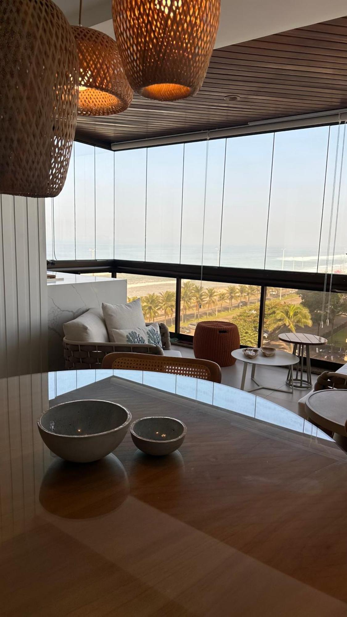 Lindo Apto No Melhor Lugar Da Barra Da Tijuca! Com Uma Vista De Tirar O Folego, Frente Para O Mar! Totalmente Equipado E Decorado Ao Lado Dos Melhores Hoteis E Quiosques Da Barra! Portaria 24H, Piscina, Sauna, Jacuzzi, Academia, Garagem, Wi-Fi, Lavan Rio de Janeiro Ngoại thất bức ảnh
